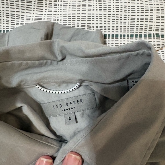 Ted Baker Light Gray Casual Button-Down Shirt - Picture 3 of 3